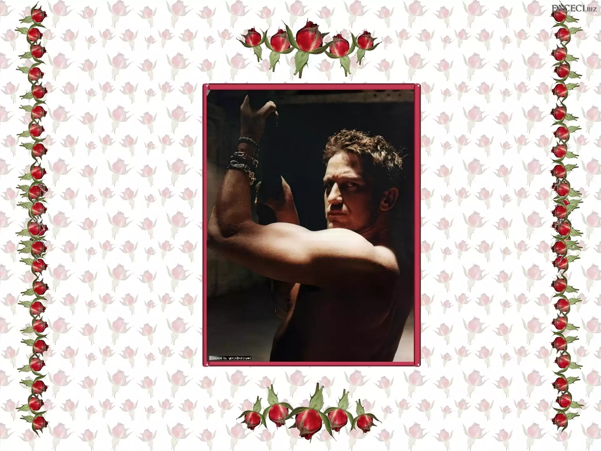 Gerard Butler, jasne włosy