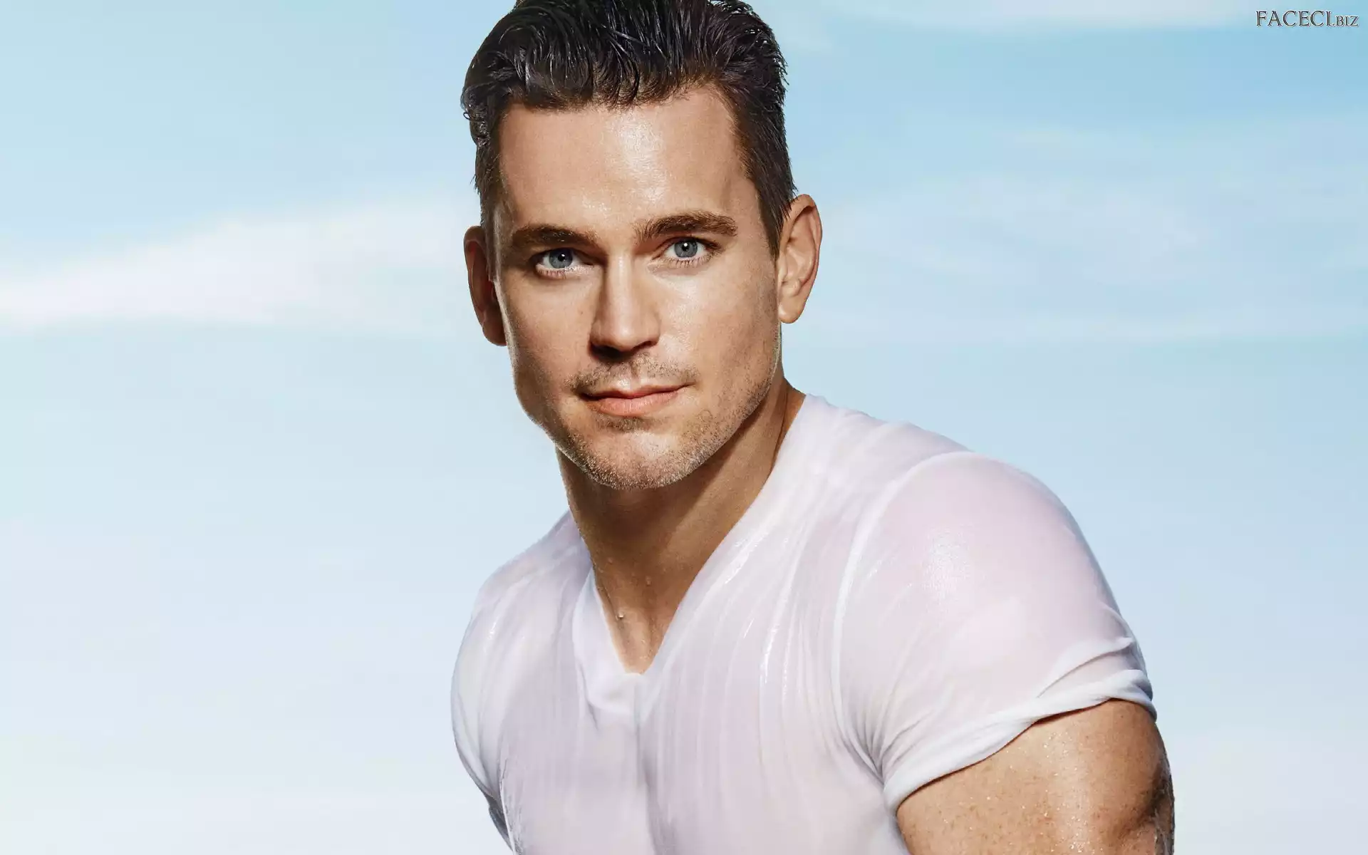 Aktor, Matt Bomer, Koszulka, Mokra