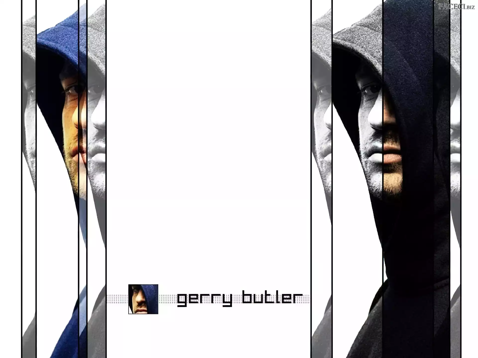 twarz, Gerard Butler, kaptur